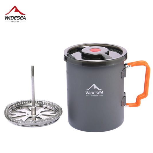 Camping Coffee Pot with French Press