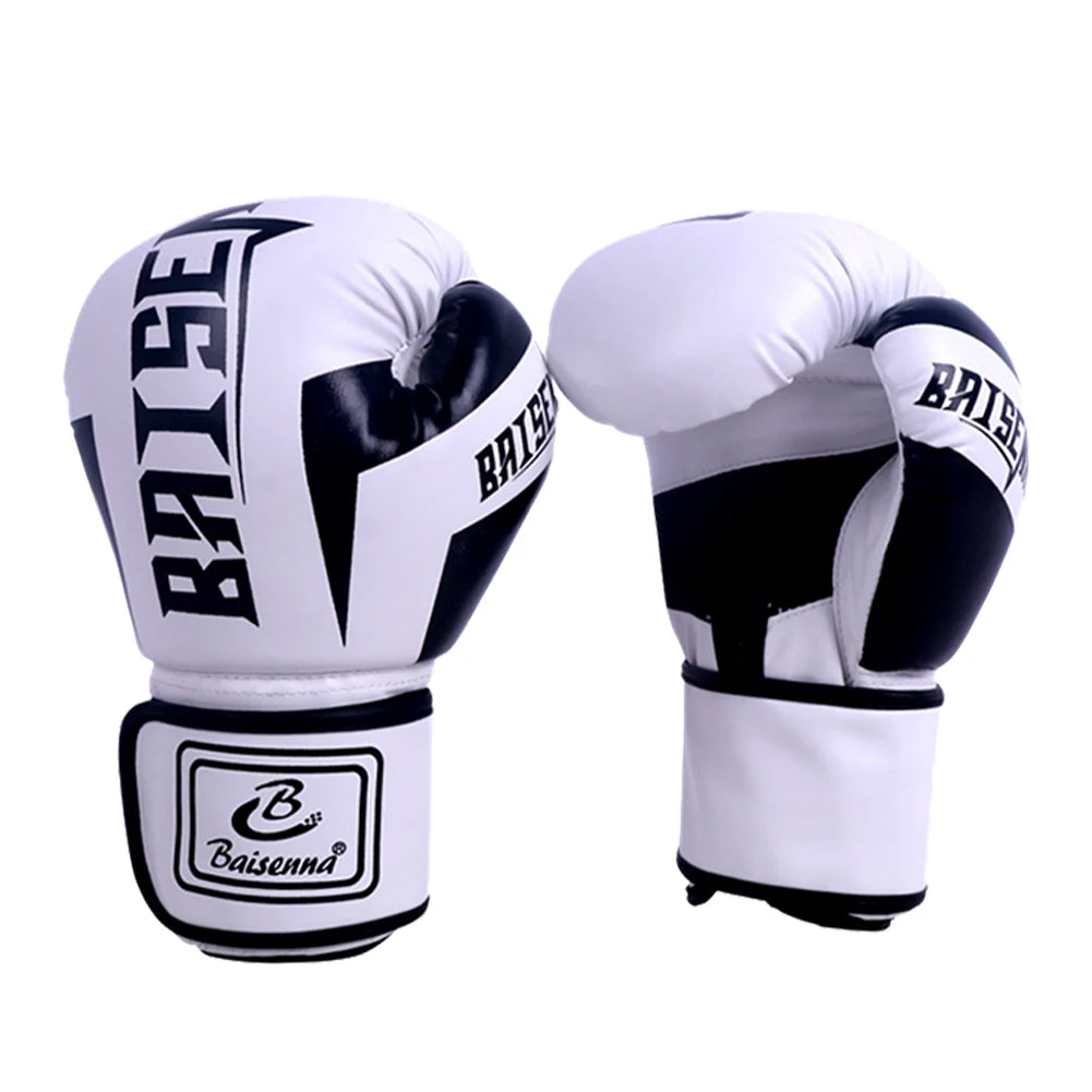 Leather Kickboxing Protective Gloves