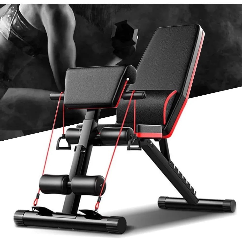 Adjustable Foldable Dumbbell Bench for Strength Training