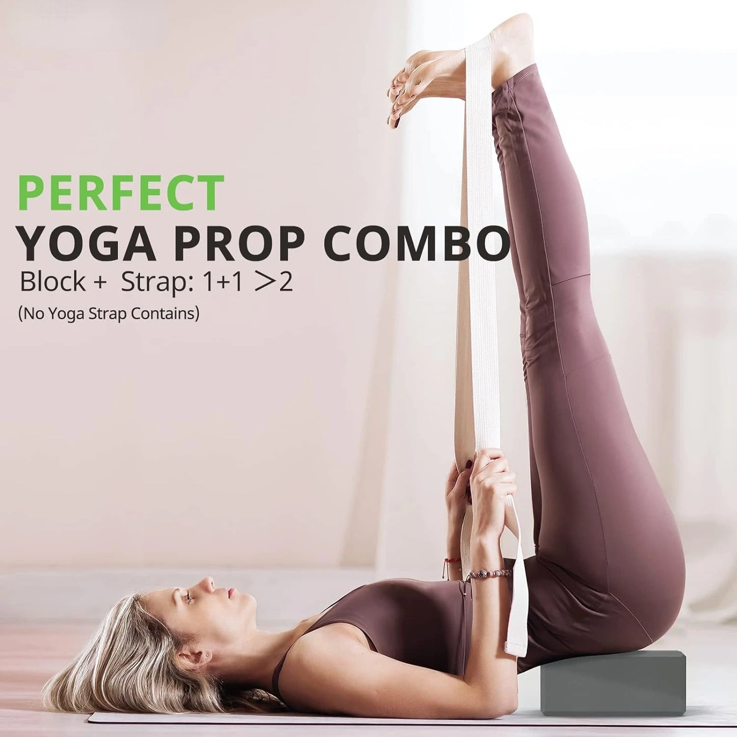 Lightweight Odor-Resistant Foam Yoga Blocks