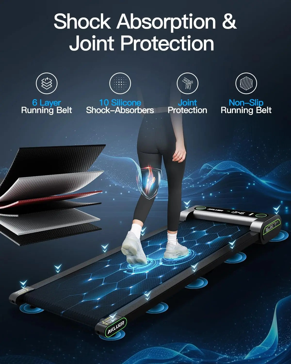 Walking Pad 4 in 1 Treadmill