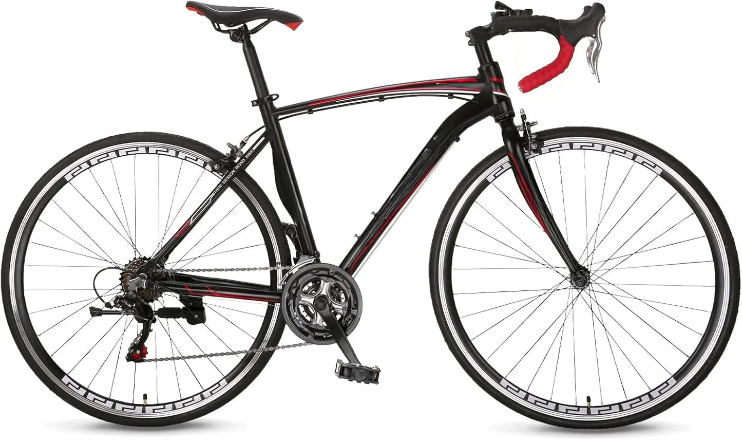 Speed Road Bike with Light Aluminum Alloy Frame