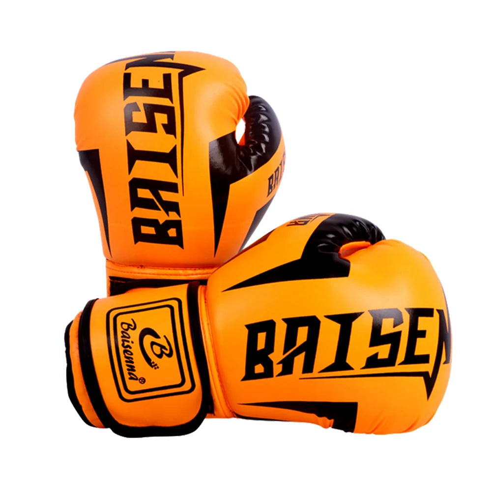 Leather Kickboxing Protective Gloves