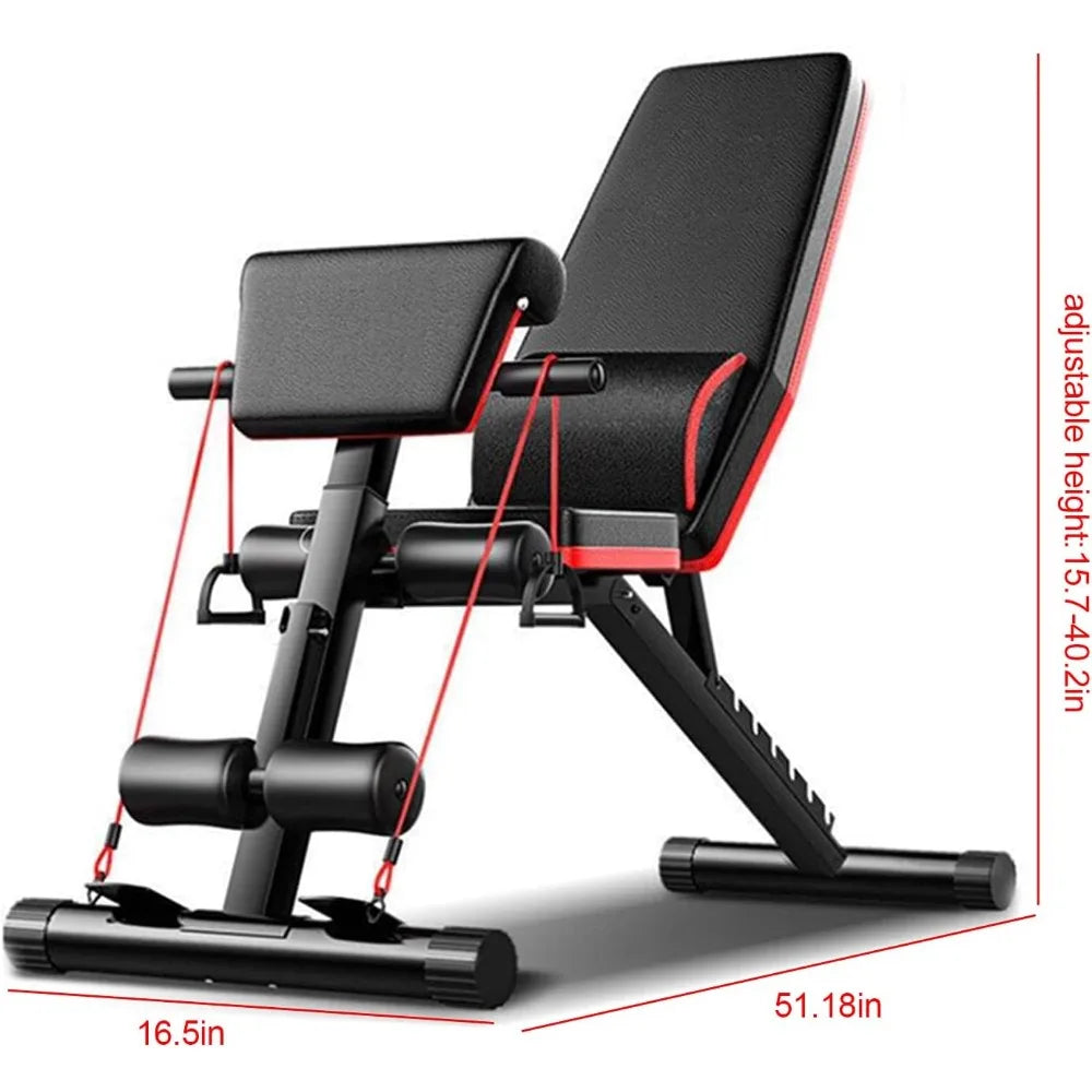 Adjustable Foldable Dumbbell Bench for Strength Training